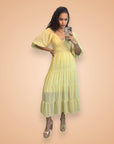Vestido Aurora (Amarelo Manteiga)