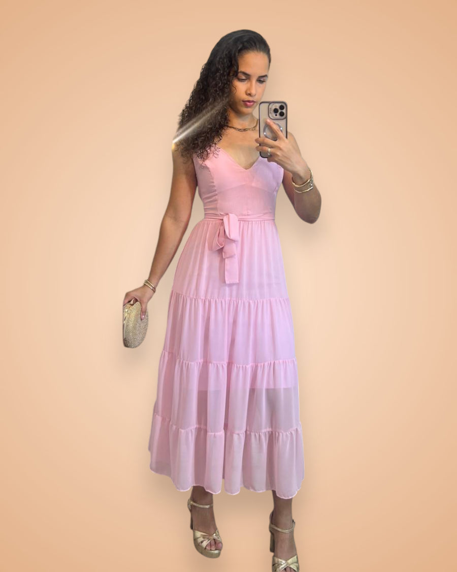 Vestido Alice (Rosa Bebê)