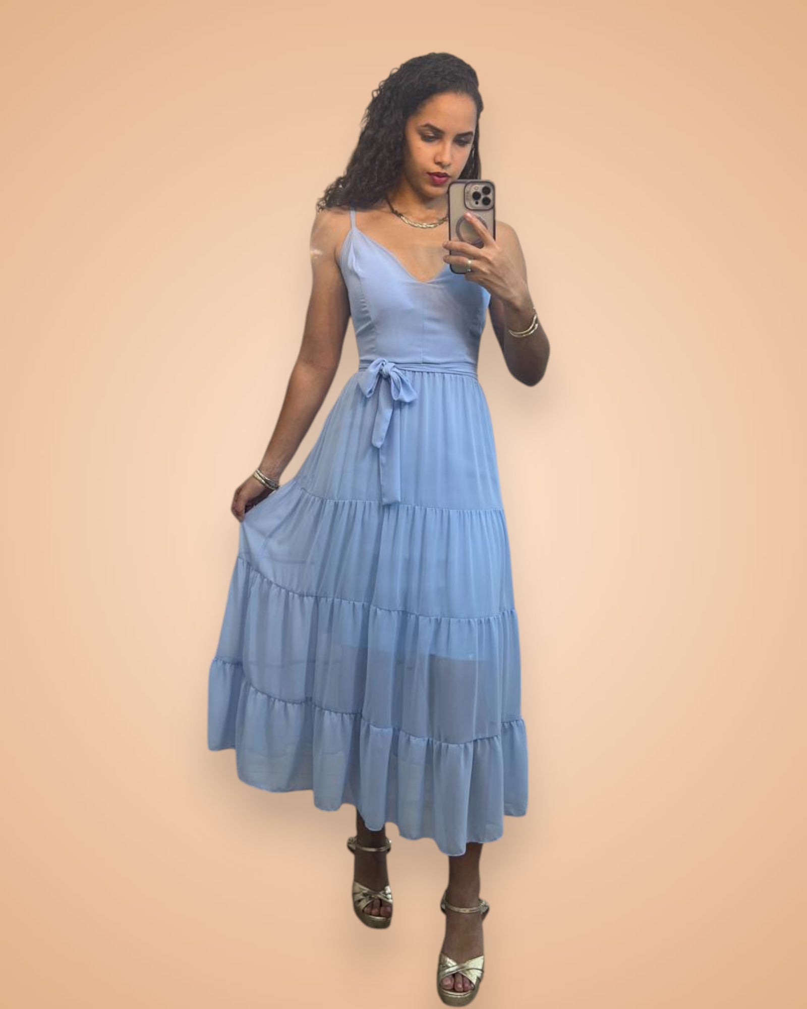 Vestido Alice (Azul bebê)