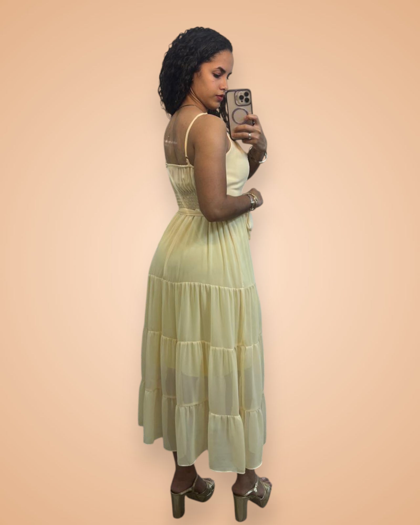 Vestido Alice (Amarelo Manteiga)