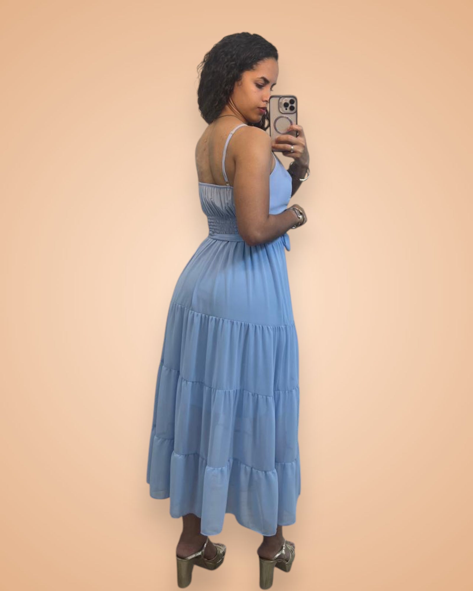 Vestido Alice (Azul bebê)