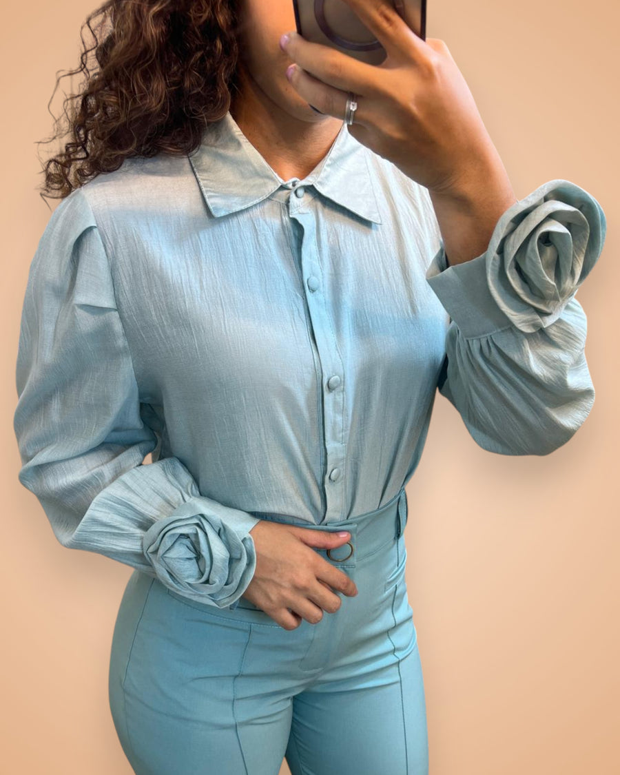 Camisete Estela (Verde Água)