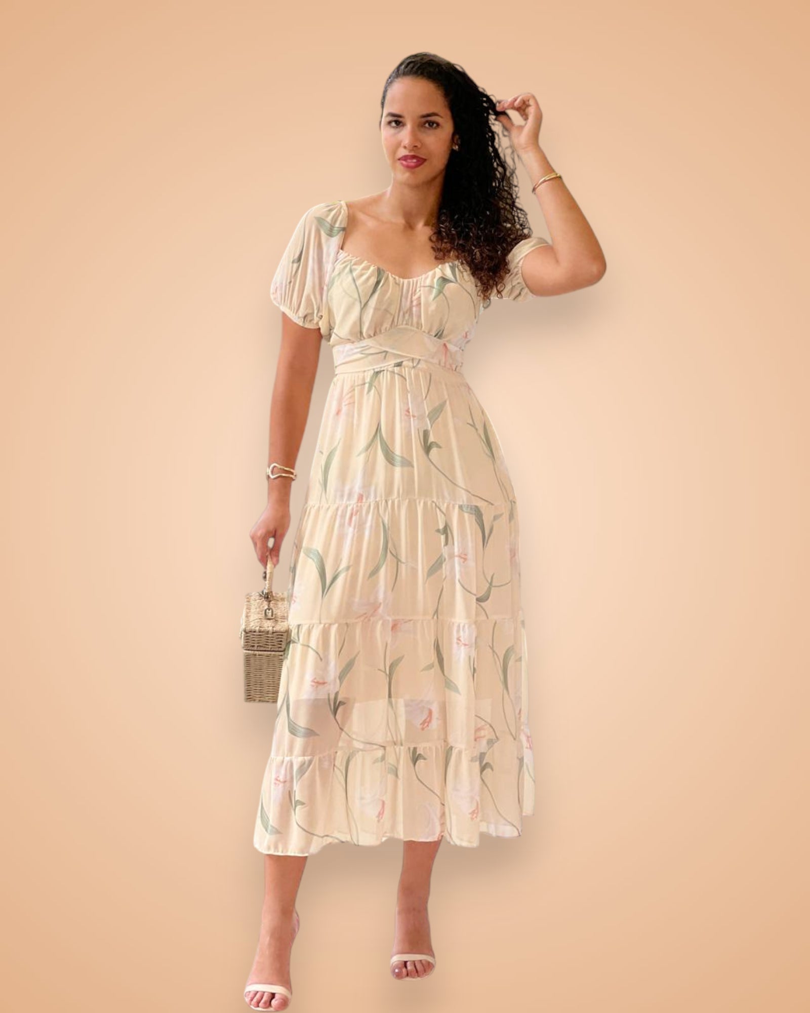 Vestido Valentina (Amarelo Manteiga)