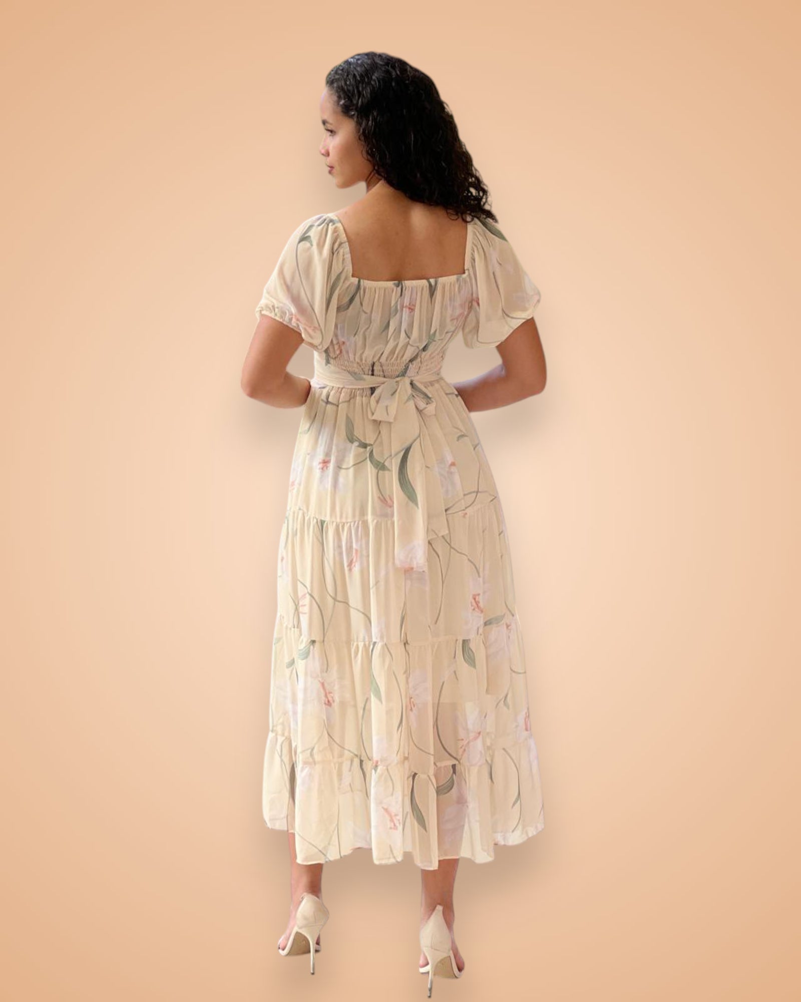 Vestido Valentina (Amarelo Manteiga)
