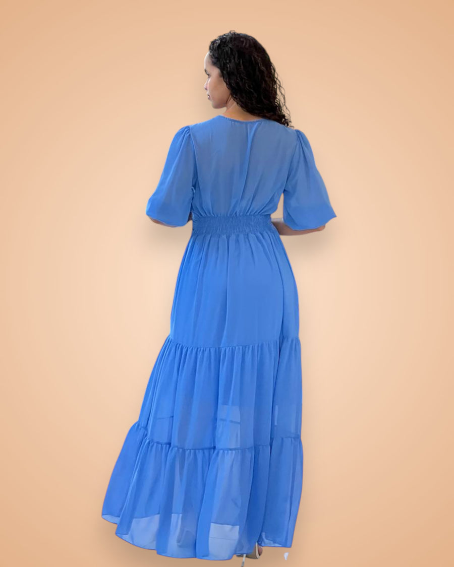 Vestido Isadora (Azul Celeste)