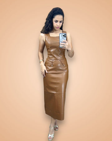 Conjunto Alice em Couro