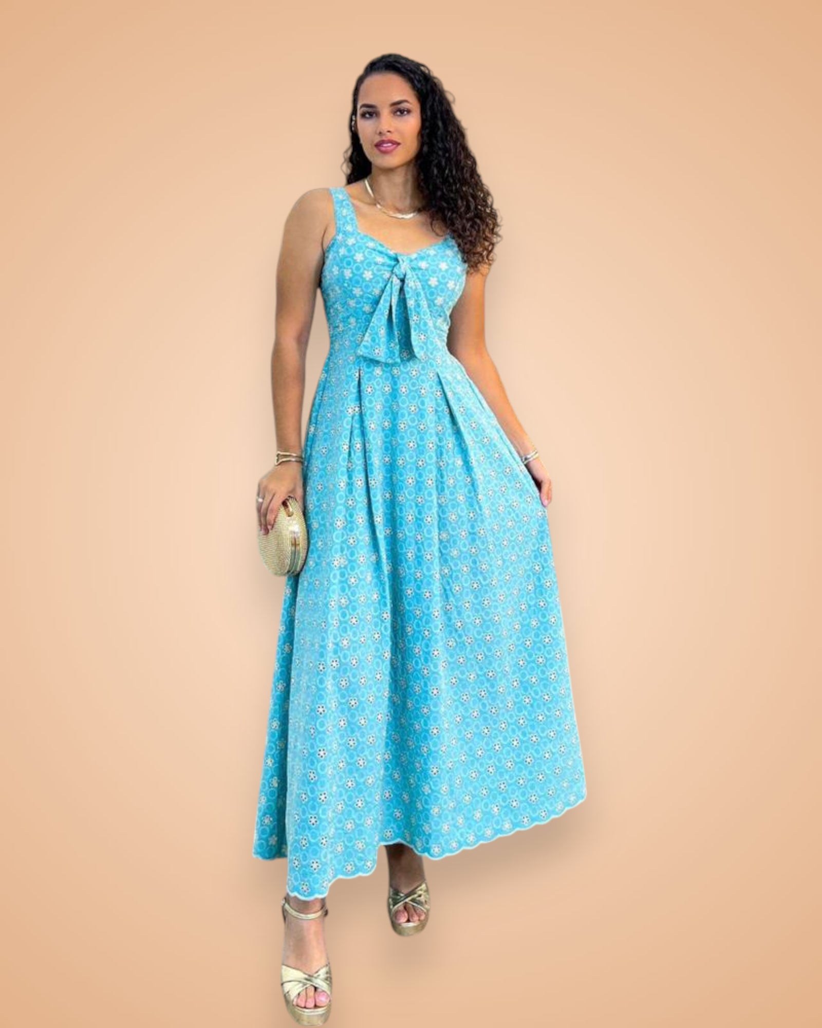 Vestido Sophia (Azul Tifanny)