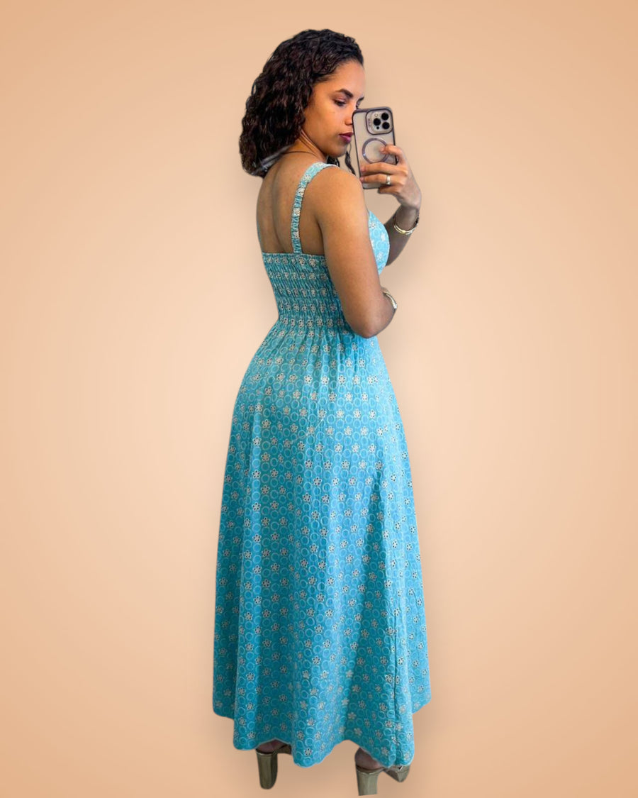 Vestido Sophia (Azul Tifanny)