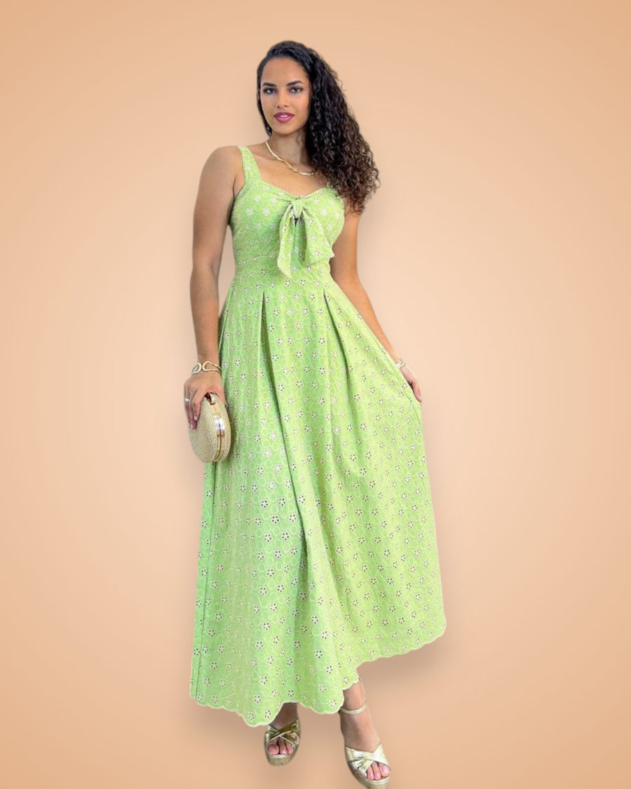 Vestido Sophia (Verde Pistache)
