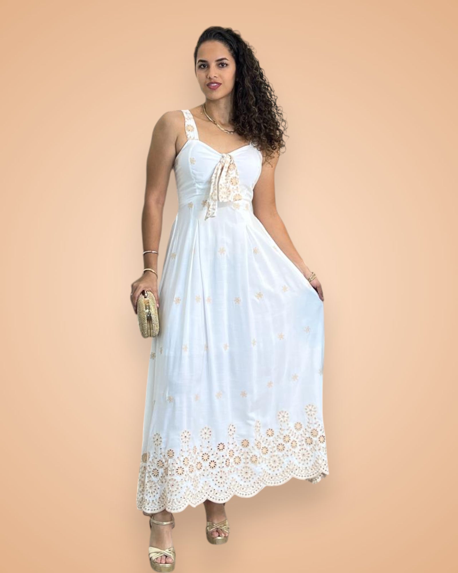 Vestido Gabriela (Bege)