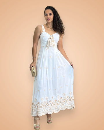 Vestido Gabriela (Bege)