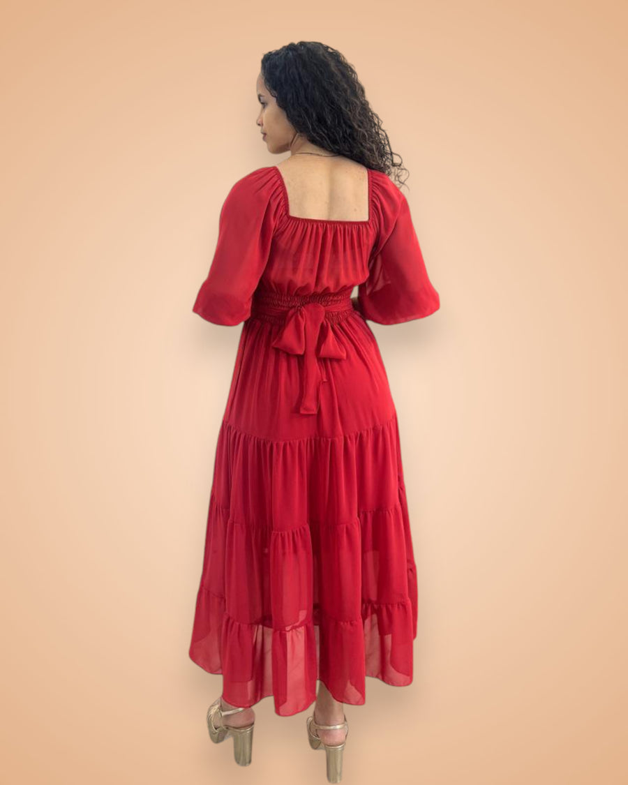Vestido Aurora (Vermelho)