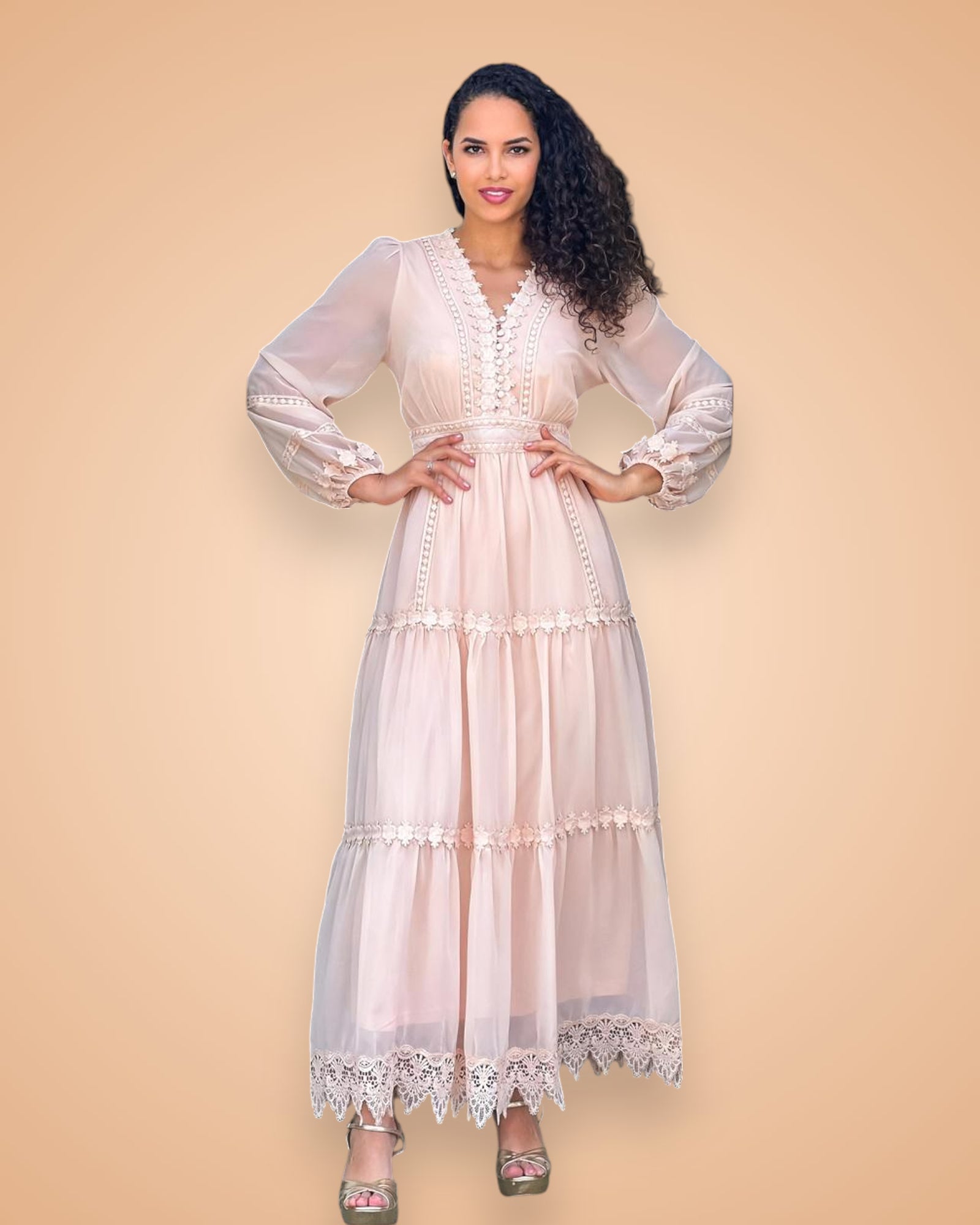 Vestido Raissa (Rosê)
