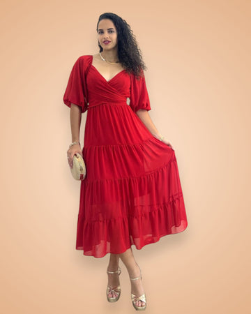 Vestido Aurora (Vermelho)